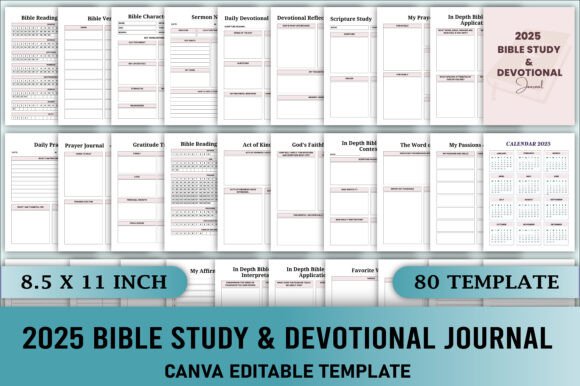 Download 2025 Bible Study &amp; Devotional Journal - Premium Bundle