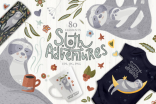 Download Sloth Adventures - Big Graphic Set - Graphic Collection