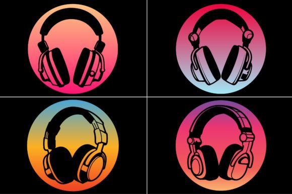 Download Headphone Silhouette Vector Graphic - Graphic Collection