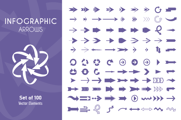 Download Infographic, Ui Navigation Arrows Set - Graphic Collection